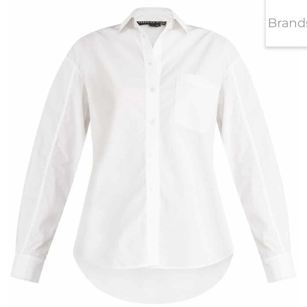 Veronica Beard Keiko White 100% Cotton button down Top 🤍 XS Sold Out! - Picture 11 of 16